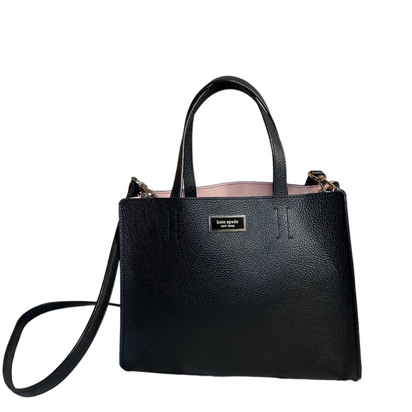 Black Kate Spade Tote Purse - Picture 1 of 6